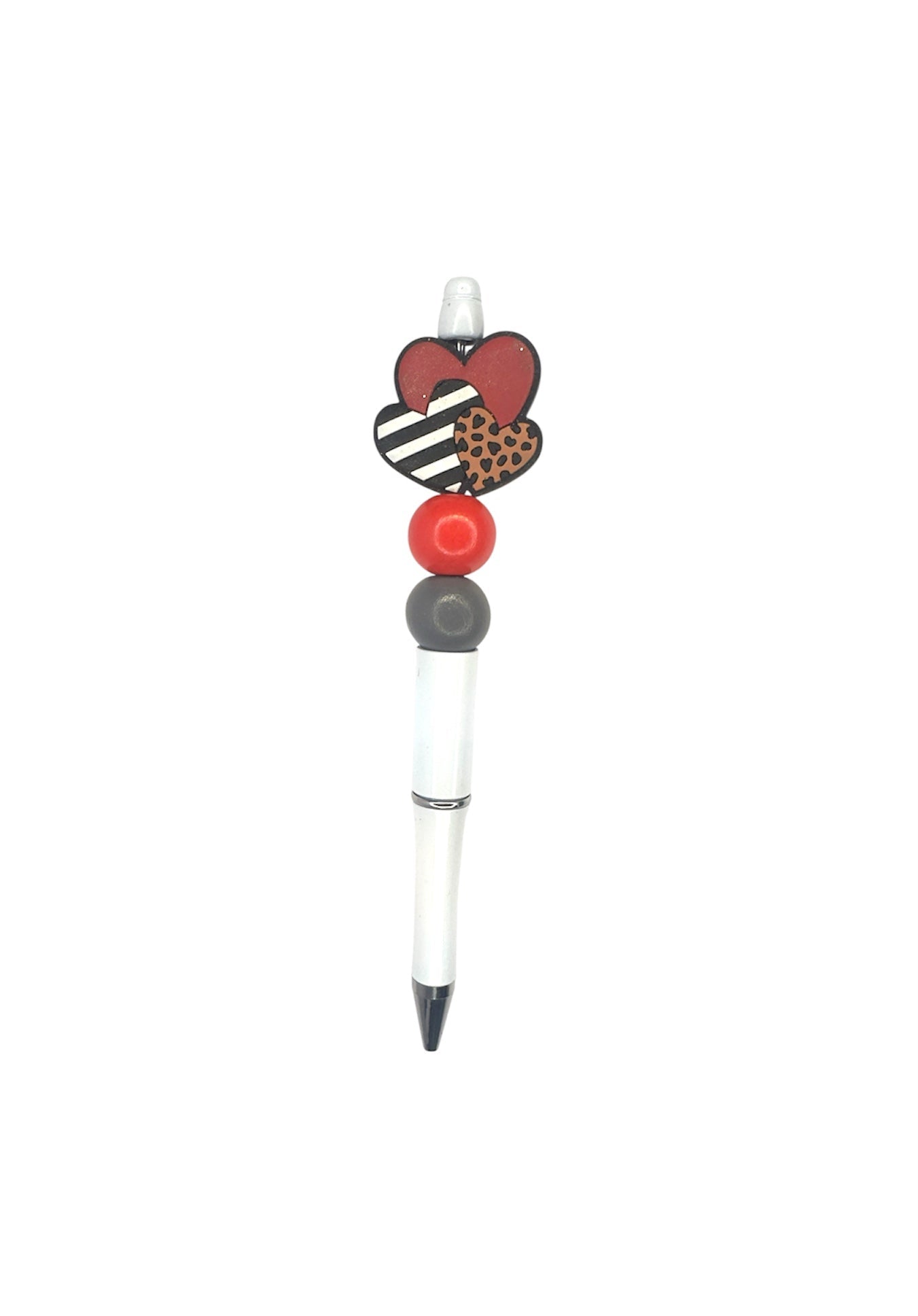 Decorative Heart Focal Bead Pen