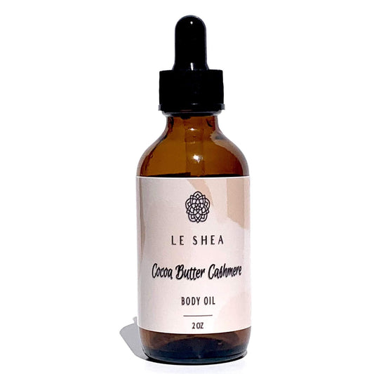 LE SHEA Cocoa Butter Cashmere Scented Body Oil Le Shea’s Essentials